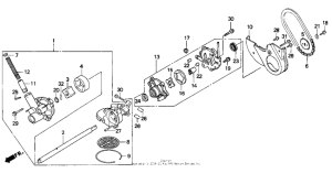 GL1500SE Масляный насос