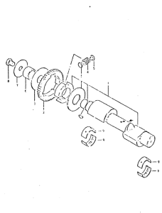 GSX400 Балансирный вал