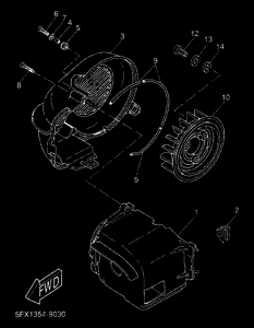 YH50 Воздухоотвод и вентилятор