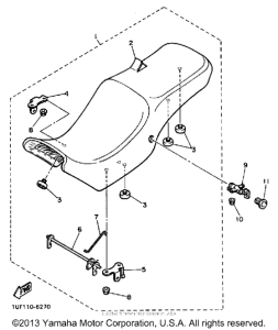 FZX700SC Сиденье
