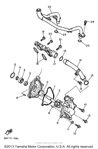 FZ700TC Водяной насос