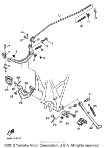 TT600N Подножки