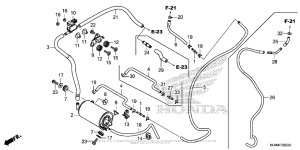 VFR800F Канистра осушителя