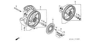 NSR125F Transom + tube