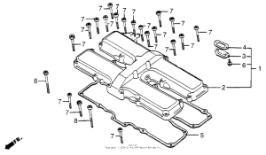 CB650SC Крышка головки цилиндров