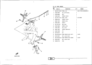 YSR80 Stand. footrest