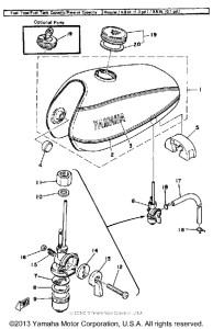 GT80G Топливный бак