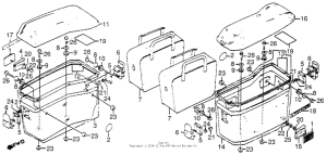GL1100I Боковые кофры