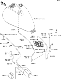 VN900 Fuel evaporative system(bbfa)(ca)
