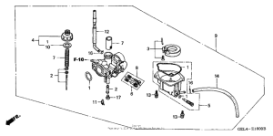 XR50R Карбюратор