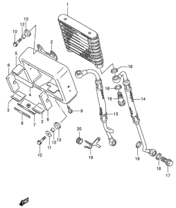 VS1400 Масляный радиатор