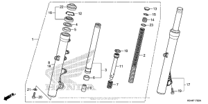 NSS300 Передняя вилка