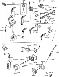 ZG1000 Ignition switch(1 / 2)(zg1000-a9)