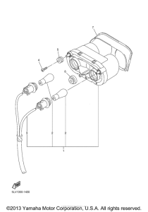 FZS1000RC Фонарь