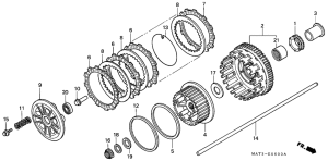 CBR1100XX Бендикс