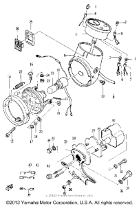 YL1E Head lamp - tail lamp