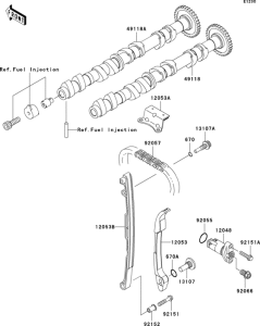 ZR1000 Распред вал