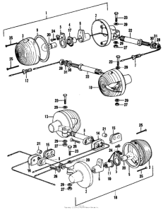 CB350 Задний фонарь