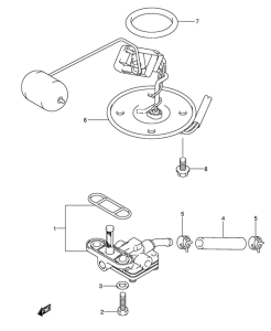 GSF650 (ABS) Топливный кран