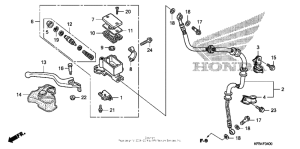  Передний главный тормозной цилиндр