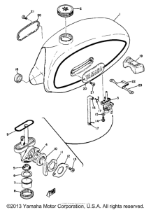 DT1C Топливный бак