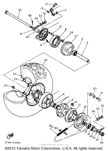 BW80A Переднее колесо