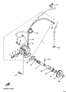 TZR125 Масляный насос