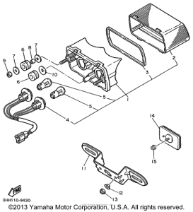 FZR600RL Фонарь
