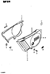 TS100 Обтекатель задний