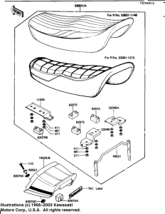 KZ1100 Seat / seat cover