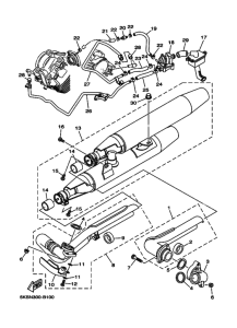 XVS1100 XVS11W Выхлоп