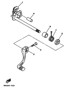 TY250R TY250 Shaft shift