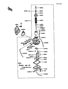 KMX125 Carburetor(1 / 3)