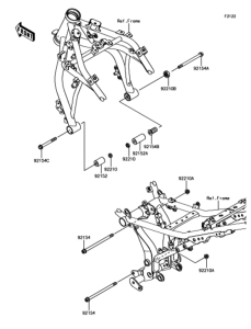 ER650 エンジンマウント