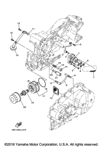 XP500G Масляный насос