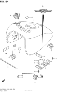 VL1500B Fuel Tank (Vl1500L4 E33)