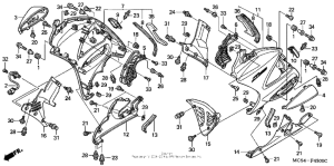 ST1300 Нижний обтекатель