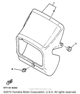 XT350B Обтекатели
