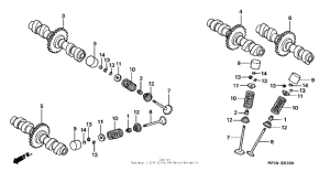 VF750C Распределительный вал