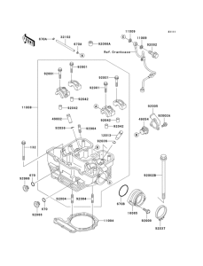 KL650 Головка цилиндров