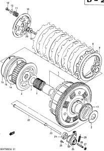 GSX750 Бендикс