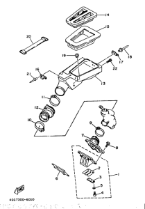 TY250Z Впускная система
