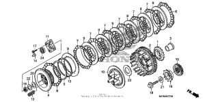 NT700V (ABS) Сцепление