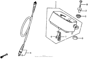 XR500R Speedometer 83-84