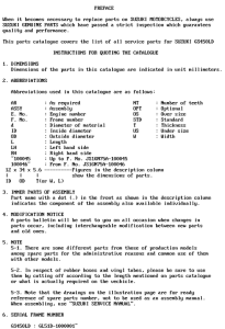 GS450 Catalog preface