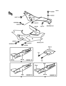 ZX400 Боковые обтекатели