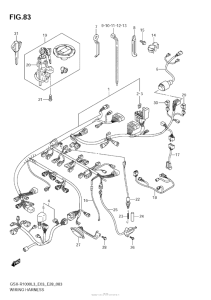 GSX-R1000Z Wiring Harness (Gsx-R1000Zl3 E28)