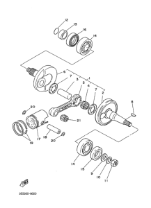 V80 ｸﾗﾝｸｼﾔﾌﾄ･ﾋﾟｽﾄﾝ