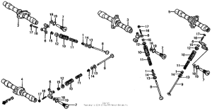 VF750S Распределительный вал и клапана