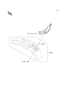  Крыло переднее